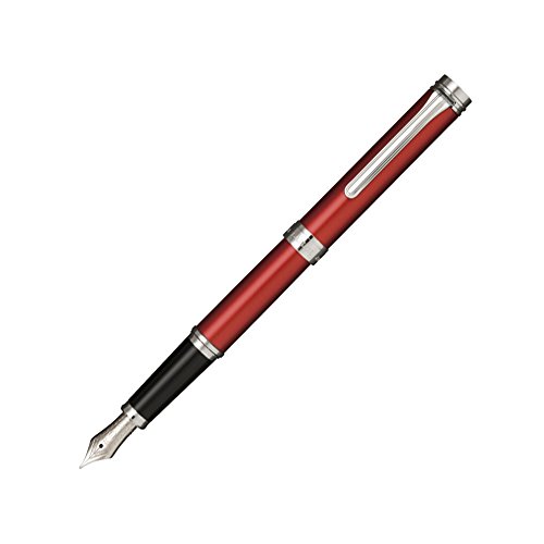 Amazon | セーラー万年筆 万年筆 バルカロール 銀 レッド 中字 11-1529
