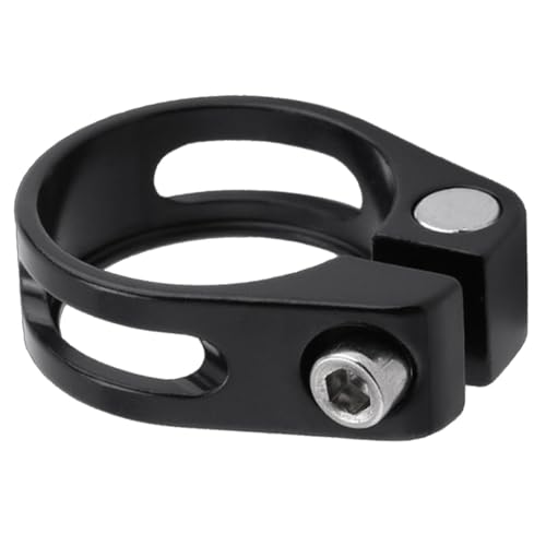 biike Seat Tube Clamps - Aluminum Alloy Seatpost Clips, Seat Tube Accessories | 28.6MM/31.8MM/34.9MM Adjustable Bicycles Seat Tube Clamps, Quick Release biike Accessory Clips for Mountain Road Bikes