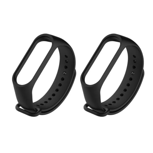 for Xiaomi Mi Band 5 6 �����o���h 2�Z�b�g �ւ��o���h for Xiaomi Smart Band 7/6/5 �X�}�[�g�o���h �����o���h �V���R���� �h�� �ʋC �_�炩�� �ϏՌ� �h�� �y�� ���K�ȃt�B�b�g �����\ for M