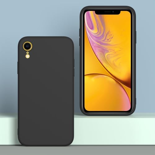 Image of for iPhone XR Case Black, Scratch Resistant with Soft Touch, Slim Thin Phone Cover for iPhone XR 6.1 inch