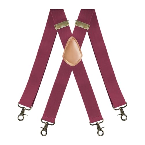 Bretelles pour hommes et aînés élastiques et réglables pour jeans