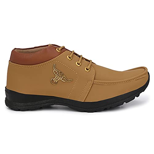Image of Men's Casual Boots for Men Stylish, Durable & Comfortable Everyday Footwear for Travel, Work, or Outings, Ideal for All-Season Casual Use