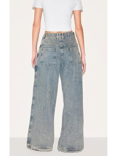 Image of GRECIILOOKS Baggy Jeans for Women | High Waist Wide Leg Stylish for Girls Trendy Women's Pant