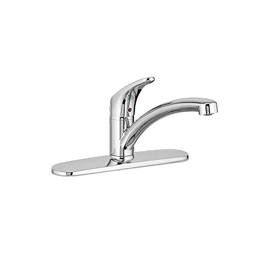 American Standard 7074000.002 Colony Pro Single-Handle Kitchen Faucet with Deckplate, Polished...
