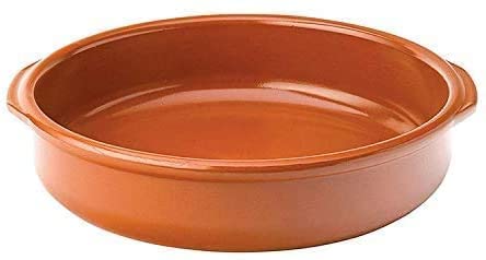 REGASRound Spanish Mud Plate Serving Clay Dish (28cm)