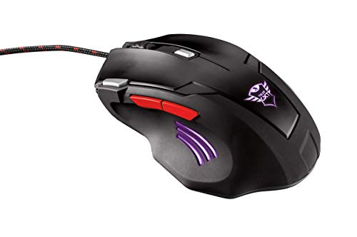 Trust GXT 111 Mouse da Gioco, 2.500 DPI, 7 Tasti e Pulsante di Doppio