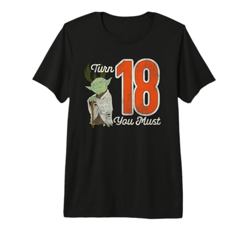 T-shirt Star Wars Yoda 18 ans collection anniversaire mode geek et originale