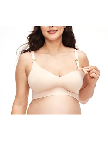 Image of HOFISH Nursing Bras for Breastfeeding, AirZephyr Seamless Maternity Bra, Soft Breathable Nursing Bra for Pregnancy