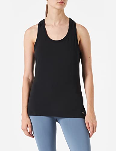 Image of Amazon Essentials Women's Active Quick Dry Tech Stretch Racerback Scoop Neck Tank Top, Multipacks