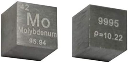 Tabla periódica de elementos 0.394 in cubo de metal puro tungsteno carbono níquel cobre, densidad hasta 99.99%, para colecciones de elementos,