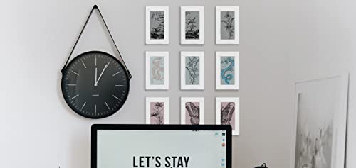 Frame Amo 4X6 White Mat For Picture Frame, Bevel Cut 2.5X4.5 Opening For 3X5 Photo, White Core, 10-Pack #TOP3