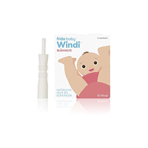 Fridababy Windi Blähhilfe für Babys ab 0 Monaten, 10 Stück, Einweg-Katheter, Natürliche Hilfe bei Blähungen, 20437 Cover
