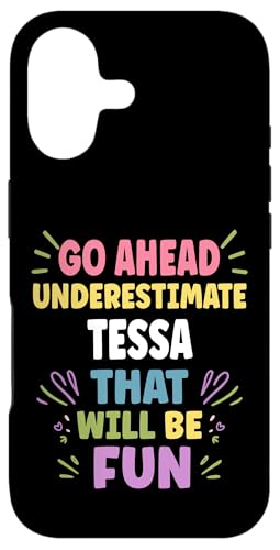 TESSA Personalized Women's Gift Custom TESSA X}zP[X iPhone 17 p