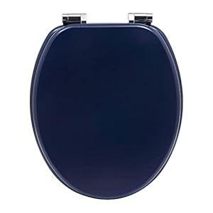 VEROSAN MDF WC-Sitz in Dunkelblau von Oben