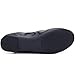 KOLILI Women's Ballet Flat Classic Round Toe Walking Shoes Casual Ladies Faux Leather Flat Shoes Black
