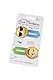 Line Markers Crazy&Cool - Magnetische Lesezeichen: 2er Set Motiv Emoji