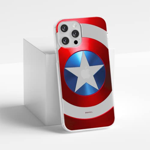 Ert Group Mobile Phone Case For Iphone 13 Pro Max Original And Officially Licensed Marvel Pattern Captain America 025 Optimally Adapted To The Shape Of The Mobile Phone, Partially Transparent #TOP5
