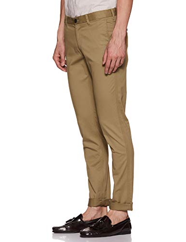 Image of Indian Terrain Men's Slim Casual Trousers