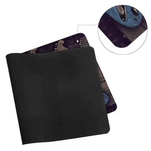 Guitar Pattern Desk Mat Fashion Large Mouse Mat miniatura 7