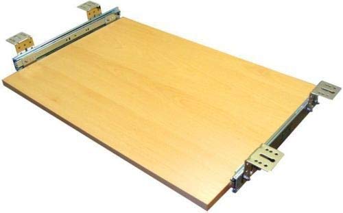 Tastaturauszug Buche Dekor 60x30 cm Nutzhöhe 47mm Schublade Auszug für Tastatur