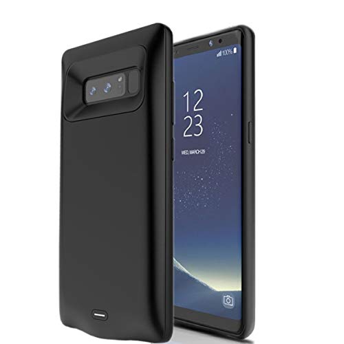 Beseller Upgrade Battery Case for Galaxy Note 8, 5500mAh External Battery Charger Rechargeable Battery Pack Protective Case for Samsung Note 8 (Black)
