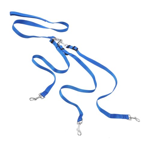 ROMISBABA Correa para Mascotas Correa para Perros Extrafuerte Cinturón De Correr Cuerda De Perro Correa De Perro SOGA Campana De Perro Collar De Perro De Cuerda Cadena De Perro Blue Cinta
