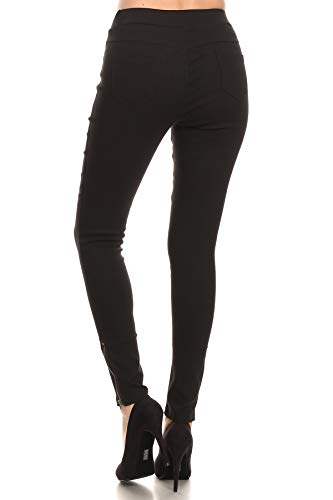 Women's Jeggings & Capris High Waist Pull-On Jean Style Stretch Skinny Capri Pants3