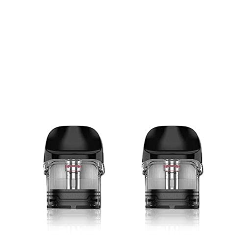 2 pièces/pack Original Vapo'resso LUXE Q Cartouche de remplacement Pod 2 ml 0,8/1,2 Ω MESH Pod résistant aux fuites Cigarette électronique Pod (1.2ohm) - Sans Nicotine Ni Tabac