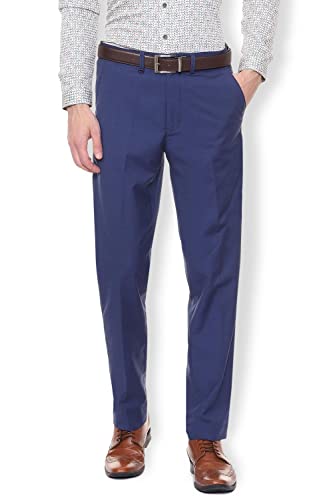 Image of Van Heusen Men's Regular Mid Rise Formal Trousers