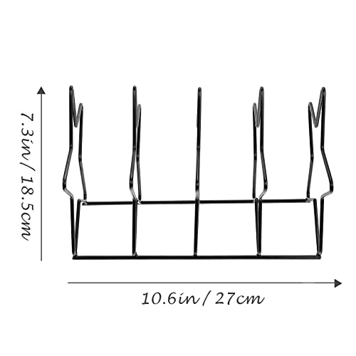 LUOZZY Suporte de armazenamento de disco de vinil Suporte de armazenamento de disco em forma de estr