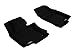 3D MAXpider Front Row Custom Fit All-Weather Floor Mat for Select Volkswagen Jetta Models - Kagu Rubber (Black)