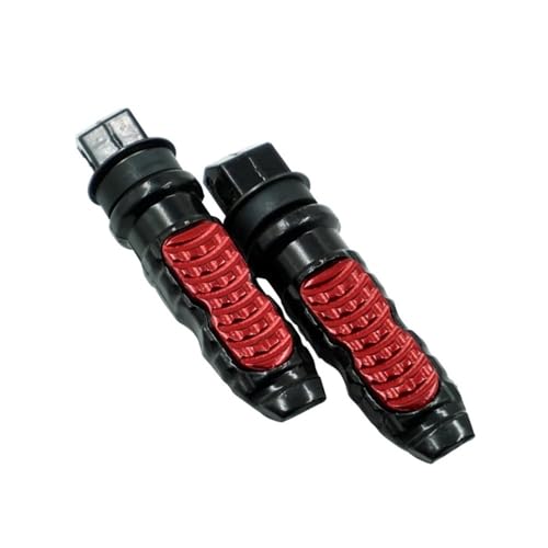 Pédale pour scooter et moto F19A en aluminium avec grip passager arrière