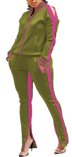 Image of TOPONSKY Womens 2 Piece Sports Outfit Tracksuit Shirt Shorts Jogger Bodycon Sets