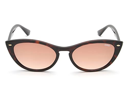 Image of IDEE 100% UV protected sunglasses for Women | Size- Medium | Shape- Cat Eye | Model- IDS2645C2SG (Brown)