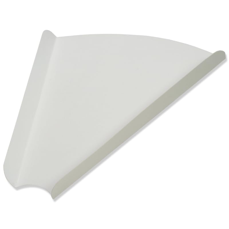 Pro DP 1250 Pizza Slice Teller Pizzateller Pizzapappen Pappteller für ein Pizzastück 20x20x19cm weiß - Inkl. VerpackG in D