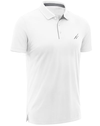 Polo de golf pour homme UPF 70+ NY Threads anti-transpirant coupe droite