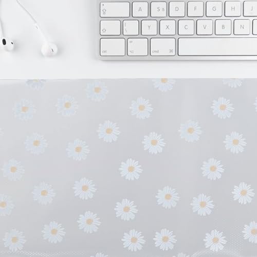 Protector de EVA fácil de limpiar para cajones con diseño floral de margaritas de 45x200cm 6