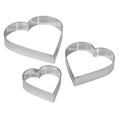 Tala Stainless Steel Heart Shape Cutters Set Cover