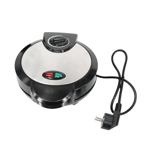 Hoement Máquina Eléctrica para Hacer Barquillos y Conos de Helado con Recubrimiento Antiadherente para Uso Doméstico Fácil de Usar y Resistente para Cocina y Repostería