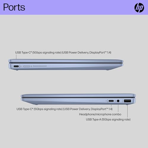 Image of HP Chromebook X360 14b 2-in-1 Laptop (14 inch FHD Touchscreen, Intel N100, 4GB RAM, 64GB eMMC + 64GB SD Card) Home & Students, HD Webcam, Long Battery Life, Thin & Light, Wi-Fi, IST Pen & HUB, Chrome OS