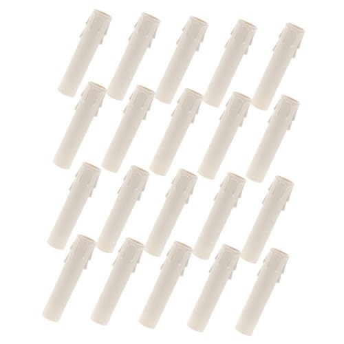 20 Fundas de plástico blanco para lámparas de araña en apliques de pared de salón