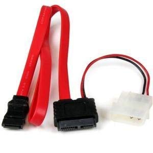 Cable Slimline SATA con alimentación LP4 StarTech.com miniatura 6