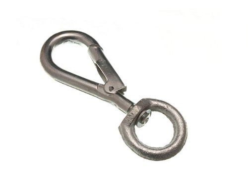 10 X 8mm BZP Swing Hooks with Swivel Lock: Versatile & Corrosion-Resistant