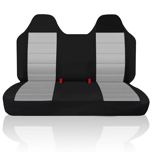 Banquette Ford F-150 1999-2004 en tissu Oxford gris avec appuie-têtes moulés
