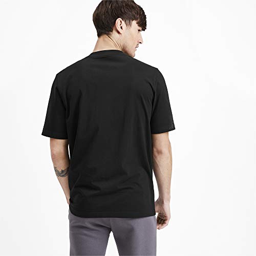 Puma 580180, Maglietta Uomo, Black, L
