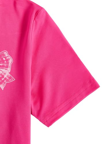 Image of Verdusa Girl's Coquette Bow Top Round Neck Short Sleeve Cute Graphic Tees