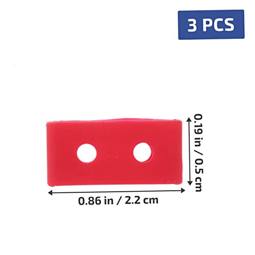 Housoutil 3pcs Watch Strap Band Silicone Watch Strao Ring Silicone Strao Ring Watches Fastener Rings Strap2