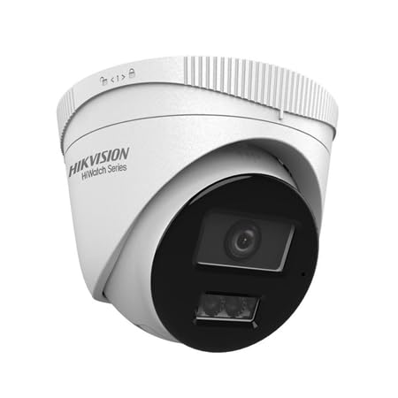 Hikvision HWI-T240HA-LU IP-Kamera für den Außenbereich (2,8 mm) – 4 MP, wetterfest, Nachtsicht, Bewegungserkennung, bidirektionales Audio, ideal für Sicherheit zu Hause und im Büro