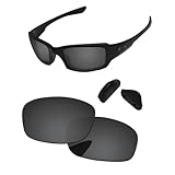 PapaViva Pro+ 偏光 交換レンズ For Oakley Fives Squared ブラック