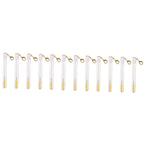 CANIGHT 3sets Eyelash Mascara Guard Spoolies for Lashes Acrylic Material Eyelash Brush Makeup Brush Wands 4pcs*3